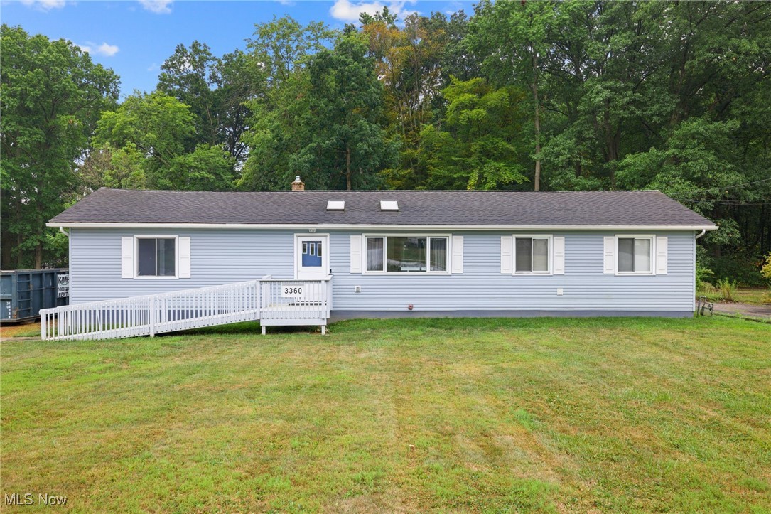 Welcome to 3360 Herbert, a charming home in the Mogadore School District set on almost a full acre. Enjoy the convenience of first-floor living with additional space upstairs, featuring three generous bedrooms. One main-floor bedroom was converted into a laundry room, and the master bedroom includes its own private half bath for comfort.
Step inside to find hardwood floors and freshly painted rooms that feel bright and inviting. The professionally waterproofed basement with brand-new recessed lighting is already plumbed for a bathroom, giving you endless potential to create the perfect rec room, home gym, or guest suite. Outside, the sprawling 0.99-acre lot offers plenty of space to design your dream backyard — whether it’s a garden, patio, or play space. Don’t miss your chance to make this beautiful property your own.