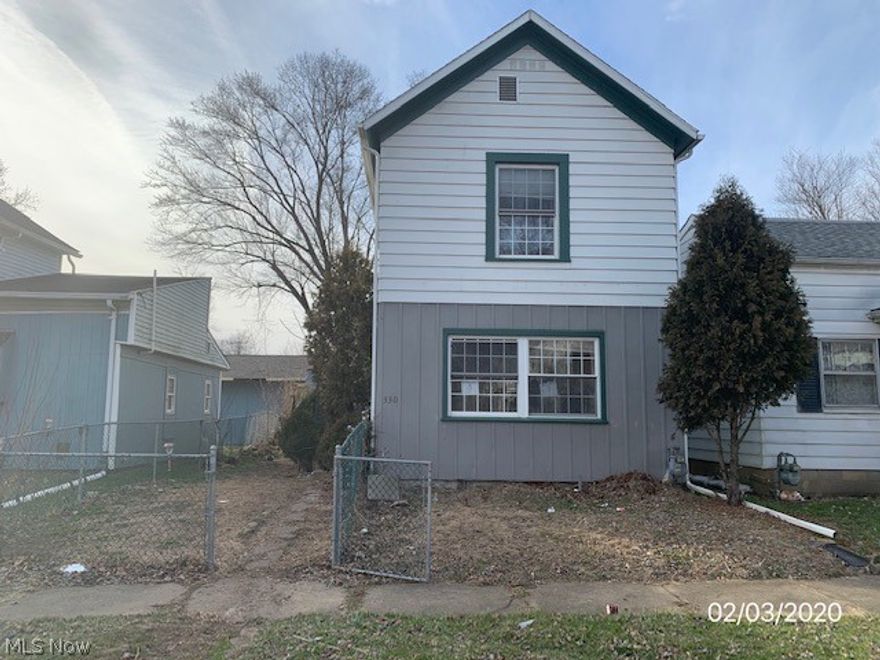 2 bedroom with 1 and 1/2 bath with a fenced in back yard and storage shed. Selling "as is, where is and with all faults".