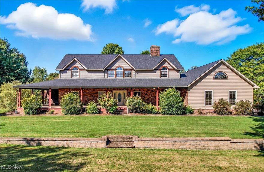 Welcome to 4114 S Raccoon Rd, Canfield, OH – the ultimate blend of luxury living and equestrian excellence! This stunning estate sits on a picturesque property featuring a 16-stall horse barn, a 60x120 indoor riding arena, a heated barn and tack room, and free gas to the home and facilities. Ideal for horse lovers or those seeking a private, upscale retreat just 1 hour from both Cleveland and Pittsburgh. 

Inside, the 5-bedroom, 4.5-bath home offers over 5,300 sq ft of refined living space with hardwood doors, trim and floors throughout. The first-floor master suite includes a large walk-in closet and private laundry. Entertain effortlessly with a fully finished basement featuring a commercial-grade keg system and direct walk-out access to a beautiful in-ground gas-heated pool.

The home is thoughtfully designed with three staircases leading to the second floor for ease and privacy, along with two furnaces for efficient comfort. The spacious kitchen, open-concept living areas, and multiple entertainment zones make this a one-of-a-kind property for hosting guests or relaxing in style. New Roof on Home May 2025 and New Roof on barn 2021. New Siding, Soffit and Fascia Sept. 2025.  For piece of mind, it sells with a Guard Home Warranty

Whether you're an equestrian enthusiast or just looking for the perfect countryside escape with high-end amenities, this property checks every box. Don’t miss your chance to own this rare gem in Canfield!