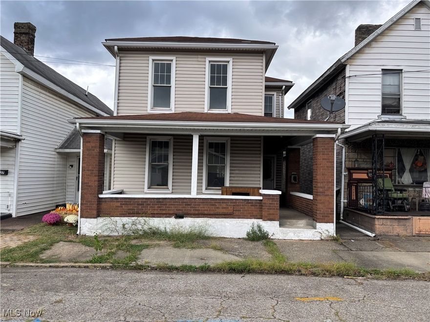 Priced to sell!!!!! This house has vinyl siding, updated electrical box. fenced in back yard, some of the rooms are painted and a front porch for relaxing down time. The house does need some TLC on the inside such as flooring, painting. Most of the hard work has been completed.