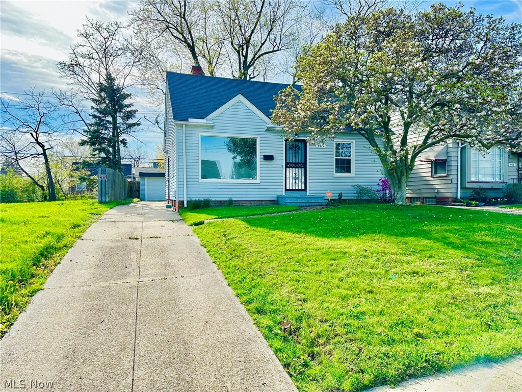 Welcome home to this completely remodeled and move in ready bungalow. Modern kitchen features newer stainless steel appliances along with newer cabinets and new vinyl floors. Beautiful living room with a large picture window. Two bright and cozy bedrooms on the 1st floor and a nicely updated bathroom with new vanity and LVP flooring. Upstairs you will find a nice size bedroom with new carpeting. Freshly painted throughout! Other updates include: New LED lighting throughout! New Hot Water Tank 2024! Newer Electrical Panel, Furnace, A/C, Roof, Siding, and more! Detached 1 car garage with newer slab. Stop wasting money on rent! This is the one you have been waiting for!