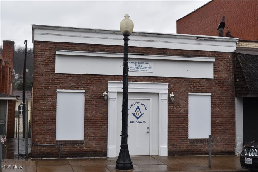 Very large Commercial building right in the center of Martins Ferry with high traffic flow that passes by. The building is in outstanding condition and ready for any business you would want to run there. There is on street parking and more parking in the back of the building. The huge basement nearly doubles your amount of workspace with it being in good condition.