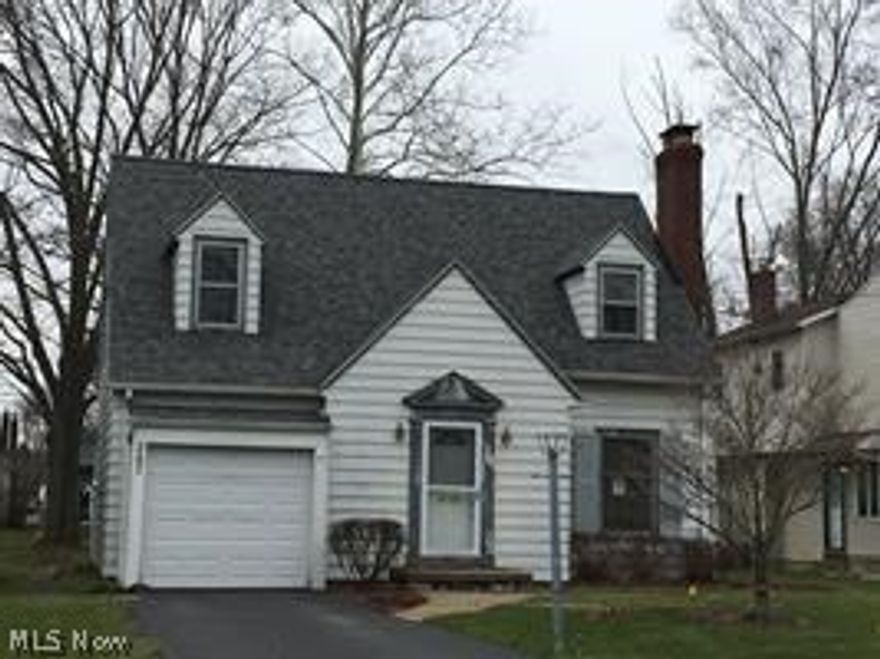 So much to love about this 2 bedroom 1 bath Cape Cod style home. Features include: +/-1,264 SF, fireplace, hardwood floors in some areas, large kitchen, open floorplan, unfinished basement, attached garage and more. Home is located on about 8000 SF Lot. Make an offer today before its gone.