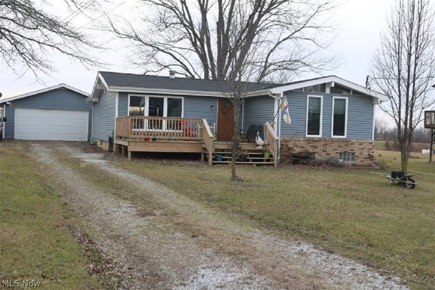 This home was the 2018 Ashland Board of Realtors Home Medallion Award runner up for home renovation. Updates aplenty including roof, siding, wood floors, furnace,heat pump, and windows. In the insulated basement is a walk in pantry and bonus room that could be used as an office or third bedroom. 90 minutes to Columbusand 60 minutes to Cleveland, this home provides access to a peaceful 135 acre lake stocked with a variety of fish and six miles of shoreline.