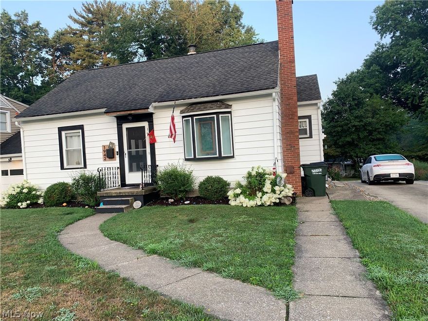 This cozy Cape Cod features 2 spacious bedrooms, with hardwood floors, contemporary lighting, and central air. The living room  features a Wood fireplace,hardwood floors and Bay window. The Kitchen features a Breakfast nook, dishwasher, lots of counter space, and cabinets for storage. The basement features a workout area, laundry room, and a one car attached garage. The exterior features a large backyard, with patio and porch, more that enough space for the next family BBQ. So, call today!