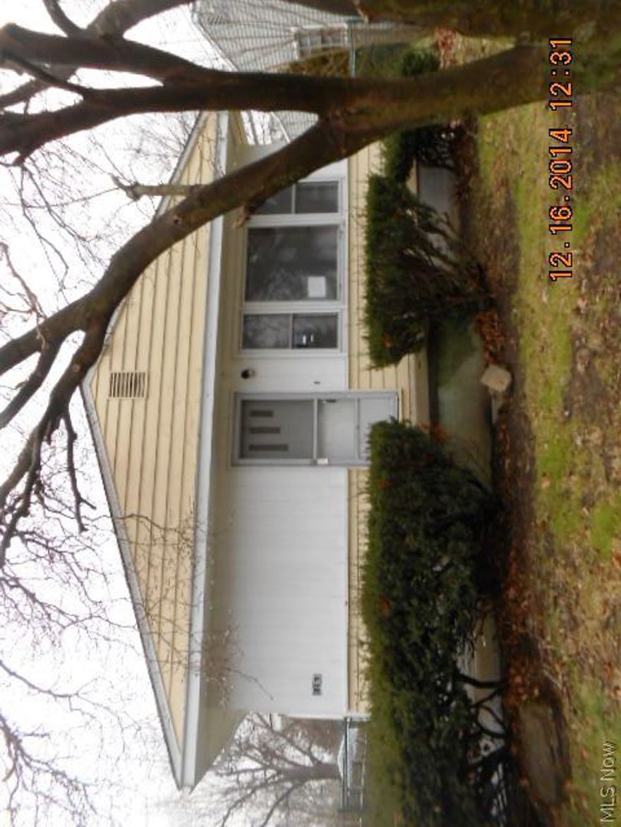 3 bedroom 1 bath ranch with a 1 car detached garage and fenced in rear yard. Put on your work gloves and make this house your home. Selling as is. Proof of funds with all offers. Buyer responsible for any inspections and repairs needed. VA does NOT allow contingencies and escalation clauses. VA Addendum's are required. Seller does not pay title costs. Please note that the seller is Secretary of Veterans Affairs and “Property was built prior to 1978 and lead based paint potentially exists. The property is uninhabitable AND/OR severely damaged with deteriorated paint surfaces that will not be treated by VA and which will need to be opened or removed". "Prior to seller receipt and approval of the full title package from foreclosure, title to the property will be conveyed by a quit claim deed".