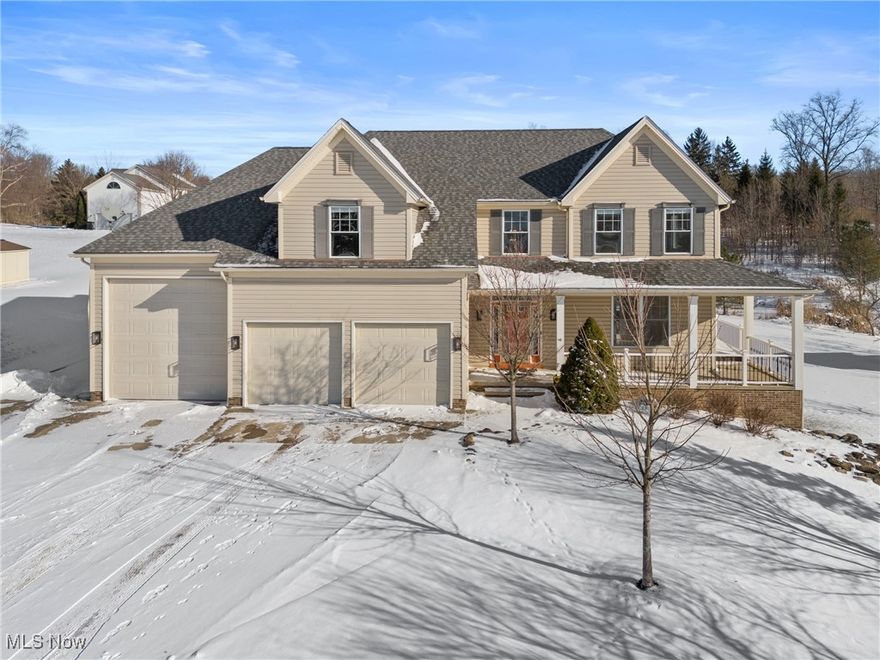 This is a MUST see property to believe it!! 4 Beds and 3.5 Baths of a meticulously kept home. On .82 acres with its own pond and backed up to a reserve. So many rooms, a morning room with a double sided fireplace into the kitchen. There is an eat in kitchen, spacious dining room and abundant living room. The back patio is huge and ideal for entertaining. The fully finished basement offers up a ton of more entertaining space with family and friends. Did I forget to mention that it's a walkout basement with a covered patio. Wait, there is more... It offers a massive 3 car garage - a tandem bay that can house an RV and another space to offer a ton of storage. Get out here quick as this one won't last.