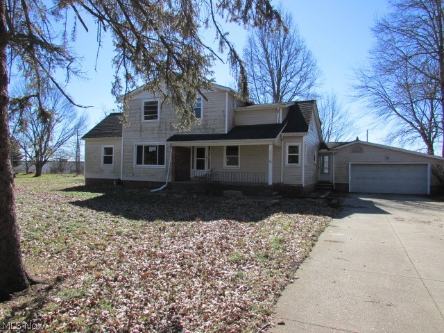 What a find in Cuyahoga Falls, located near everything but tucked away on a quiet road. The home features plenty of space and room throughout. There is an eat in kitchen with dining area off of it that overlooks the living room and fireplace. In addition to the main kitchen there is an additional kitchen area on the second in the large open room, perfect for entertaining or hanging out. The a large deck overlooks the spacious, level yard. Property sold AS IS. Equal housing opportunity. FHA insurable per HUD appraisal.