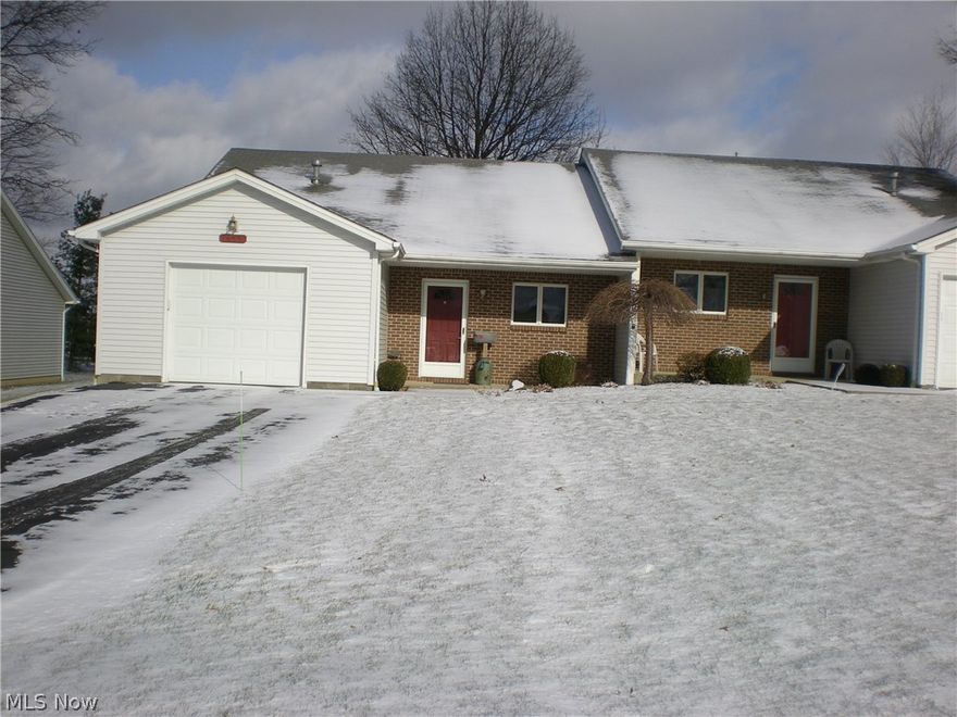 2 Bedroom 1-1/2 Baths, all appliances and window coverings stay. Vaulted great room, kitchen & dinette. Pull down attic steps.