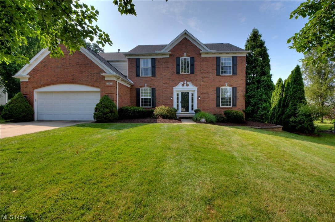 This stunning 4-bedroom, 3-bath home, located in Sagamore Hills on a highly desirable street in Eaton Estates, is a must-see!
The two-story foyer welcomes you as you enter. The remodeled kitchen has a stylish design with stainless steel appliances, ample storage space, a beverage area with a built-in beverage refrigerator, a separate pantry, and a center island with a butcher block top. The first-floor laundry includes the washer and dryer. The family room features a cozy wood-burning fireplace, shared with the separate den/office. The living areas on the first floor of this home offer a seamless flow, making it ideal for both family gatherings and entertaining guests. The well-thought-out design of the owner's suite offers an oversized walk-
in closet and a lovely owner's bath. The three generously sized bedrooms share the main updated bath with a walk-in shower and a double sink vanity.
The finished basement offers additional storage and a great entertainment space. Outside, y