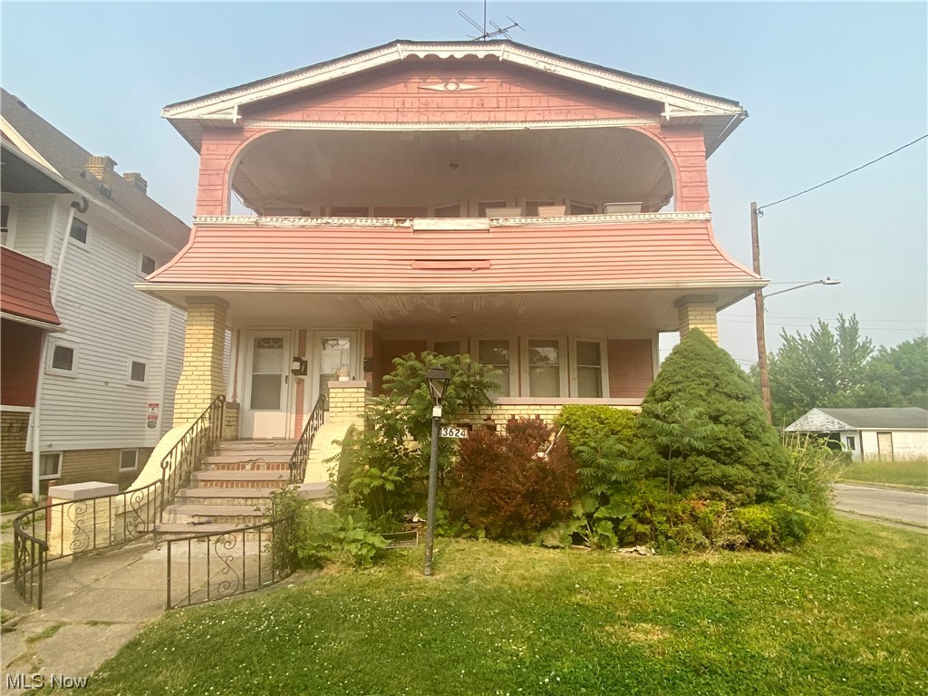 Delightful duplex just hit the market in a high demand Cleveland neighborhood. Opportunity is calling! Tenant in place in upstairs unit generating more than $1000 in monthly cashflow. Great investment! Come check out this home! Approx. 3,000 sq. ft. of living space. It has curb appeal and sits on a quiet street. Spacious and charming. Living room features a fire place. Spacious bedrooms. This home won't last long! Attic and basement can be used for extra storage. Outside offers a detached 2car garage. Great space awaiting your finishes and touches. Great neighborhood with close proximity to elementary schools and close access to Van Aken District which offers dining, shopping, and gathering with friends! Owner is selling As Is. Buyer to assume repairs. Schedule your showing today!