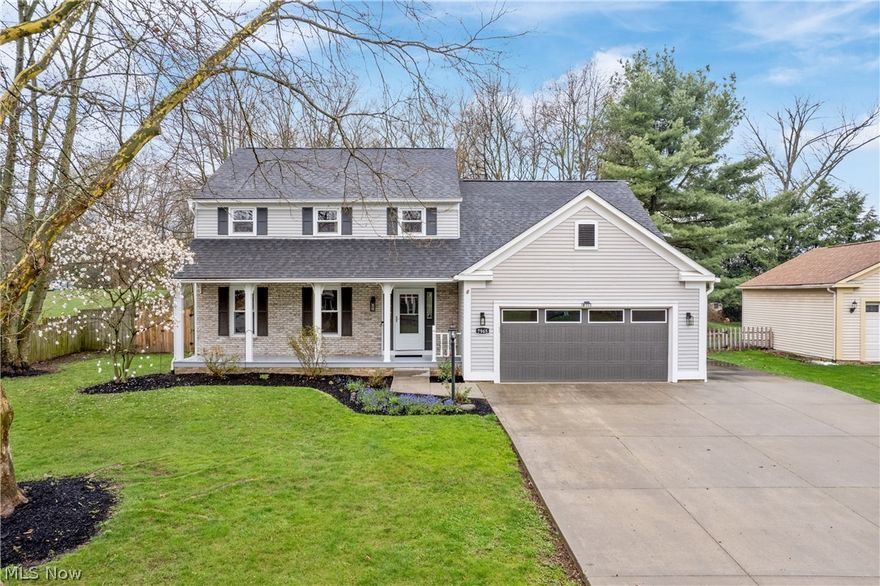 Welcome home to this beautifully-remodeled colonial in Plain Township and North Canton Schools! Situated on a quiet street in the Waltham Woods subdivision, this home is just minutes from shopping, dining, and entertainment around North Canton Square and Washington Square, with easy access to I-77. Nearly every inch of this home has been completely updated in recent years, including a brand new roof, windows, furnace, and kitchen appliances. The main level features a large living room & dining room, and a stunning Schrock kitchen with quartz counters and an eye-catching backsplash. The center island provides even more space to hone your chef skills. First-floor laundry is conveniently located by the kitchen, with built-in cabinets and counter space. Down the hall you’ll find a half bath and a cozy family room with vaulted ceilings and a charming brick fireplace. Head upstairs to the impressive master suite, featuring a private bathroom with dual vanities, a tiled-in shower/tub, and a huge walk-in closet. There are 3 more sizable bedrooms on the 2nd floor, as well as a 2nd full bathroom with skylight, plus a bonus room that could be used as an office or reading nook. The basement offers plenty of storage space and additional laundry hookups. It could easily be finished and turned into a recreation room. Enjoy your half-acre lot on the covered front porch, and in the massive backyard that’s completely fenced-in, with a multi-level deck off the kitchen. There’s also a pergola and fire pit area, making this an incredible space for summer barbecues with friends and family. Other features include a 2-car attached garage and an extended driveway to park a boat or RV. This truly feels like a brand new house, and there’s nothing left to do here except move right in. Call today for your private showing!