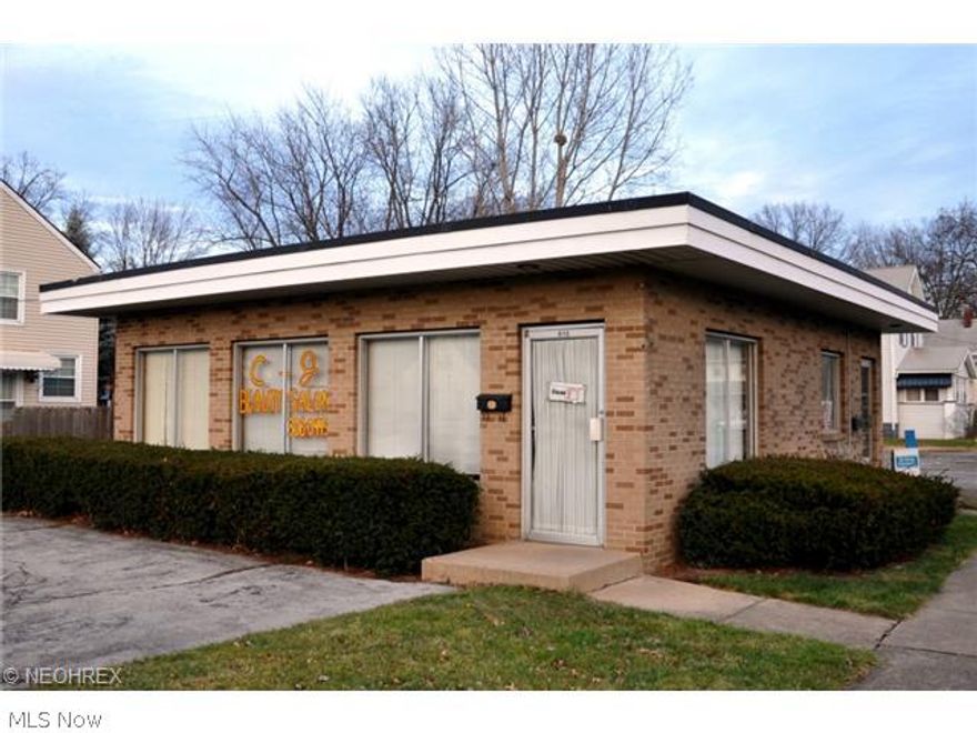 NEW Price!! Nice Affordable Brick Commercial Building for sale. Unit 1 is currently rented as a Beauty Shop. Unit 2 is vacant but has numerous possibilities. Plenty of parking & located on a nice corner lot  in a neighborly setting! Both units have private baths. Separate meters for Electric and Water. Additional Commercial Corner lot across the street for sale to make this a Great Buy for the Smart Investor! Call Today!!