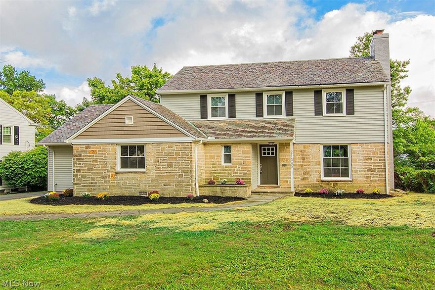 Stunning colonial in the heart of Shaker Heights and with just minutes away from all shopping and amenities of the area, this home is not to be missed.  Completely transformed and renovated to offer all of today's luxuries, this 4 Bed/3.5 Bath home is showcased by a gourmet kitchen with farmhouse sink, ample counter top space and top of the line appliances.  Exquisite master suite offers a vast stand up shower, marble vanity and a barnhouse door leading to a custom walk in closet.  With a large back yard and a restored deck the outside is perfect for those special family gatherings.  New siding, new HVAC, new plumbing, updated electrical, and a waterproofed basement are just some of the updates made to this home.  1 year warranty!