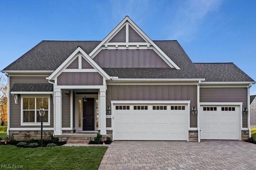 Stunning stand alone patio home built by Consumer's Choice #1 Custom Builder! Open concept, first floor living...you will love the soaring ceilings and wall of windows flooding the Great Room & Kitchen with tons of natural light! Luxurious Owner's Suite with Spa-Like Bath, walk-in shower & spacious closet. Chef's Kitchen w/large island, quartz counters, stainless appliances & walk-in Messy Kitchen. Finished Lower Level w/large Rec Room, additional Bedroom & full Bath. Covered patio overlooking the pond for entertaining. Lawn care and snow removal are provided in this Simplified Living Community so you can just relax and enjoy!