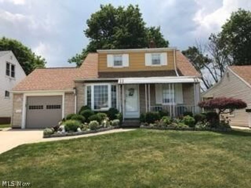 Incredible one owner 4 bedroom, 2 bath home with updated electrical, with younger furnace & central air. Formal dining area & additional 1st floor family room. Covered front porch and real patio; attached garage & 2nd kitchen and living area in basement. Partially fenced yard and 1 year home warranty included to be paid by the seller through Old Republic Home!  Home to be sold POS compliant / violation free. *Chandelier in dining room and freezer in basement are being removed/not included in sale* Close to highway & shopping.