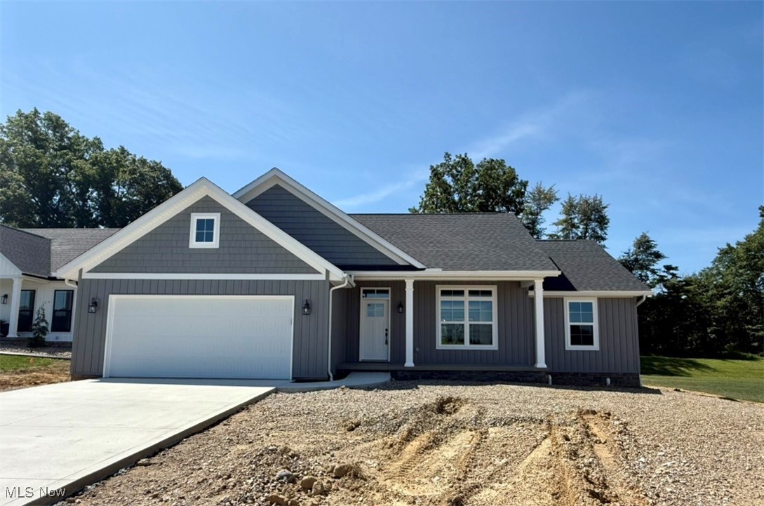Brand new, beautifully crafted 3 bedroom, 2 bathroom ranch home built with superior quality and attention to detail. Constructed by Schlabach Custom Home Builders, this home offers modern design, premium finishes, and lasting durability. Features you will love, the open floor plan, quartz countertops, custom Schrock cabinets, full basement that is plumbed for a full bath. Eco-seal 30 year basement warranty. Located in the newer Community of Woodcrest Estates on the North East side of Wooster, close to schools and amenities. Several floor plans and lots are still available, giving you the opportunity to choose your own finishes and ideal location.