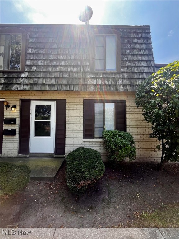 Welcome to this beautiful Condo in Cambridge Villages! This home has been updated throughout and has been well kept. French doors lead in to the dining area and kitchen with fresh paint, granite countertops, and a brand new garbage disposal. All appliances stay! Off the kitchen is the half bathroom. The large living room has plush carpeting and is a great space to relax. Upstairs you will find two bedrooms and the full bathroom. The back patio area is a great space for entertaining. The front patio allows you to look out on to the pond and immerse in nature. This home also offers two parking spots right outside of the patio and is only attached to one neighbor on one side. Call your favorite Realtor today to schedule your private tour!