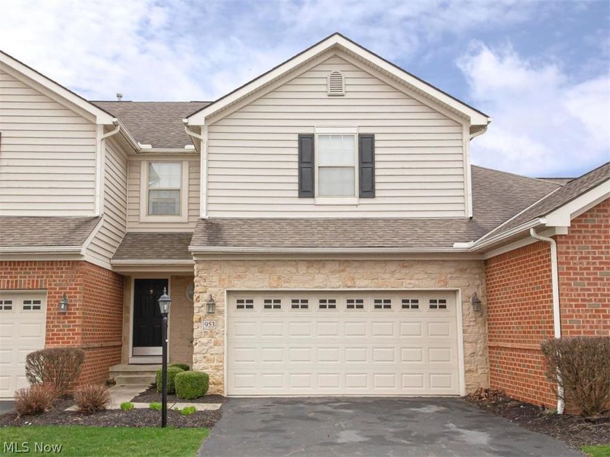 Warm & Inviting! Welcome to 953 Chara Lane! This hard to find Condo has a finished basement and over 2000 sq ft of living space! The two story great room features a gas fireplace and hardwood floors. The spacious kitchen has granite counters and stainless appliances. An adjacent dining area offers access to the large rear deck. The 2nd level features a master suite complete w/a huge walk-in closet, a bath w/twin vanities, a separate tub, shower & water closet. The guest bedroom w/private bath, and a convenient laundry area complete this floor. The finished lower level has a full bath and a large flexible space, perfect for games, movies or even an office. The neighborhood has a clubhouse and pool. Located in Olentangy Schools and close to shopping, dining & recreation, Visit Soon!