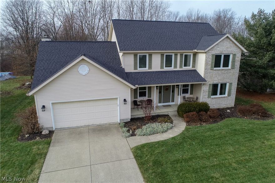 Welcome Home! Move right into this Gorgeous 4 bedroom 3 bath Maintenance free home upgraded with high-end craftmanship
throughout. This Stunning Gourmet Kitchen will take your breath away featuring Cambria Quartz Countertops seating 8 +, soft close
Lavish Cabinetry, Hand Scraped Wood Flooring, and Stainless appliances. The spacious first floor Office displaying crown molding,
Bamboo flooring, and built in Storage can easily be converted into a playroom or first floor Bedroom. The Elegant Custom Designed
Blinds from Ethan Allen accent New Windows which offer a transferable Lifetime Warranty. The Luxurious Plush (top of the line)
Carpet throughout the second floor leads to the Master Bedroom which features Vaulted ceilings, a spacious Walk in Closet, and a Soak
tub. The Finished Basement displays a Custom built Granite Bar perfect for hosting your favorite Sports or Game night, a game room as well as Storage
galore in a private closed off room. Outdoor features include  an Amish b