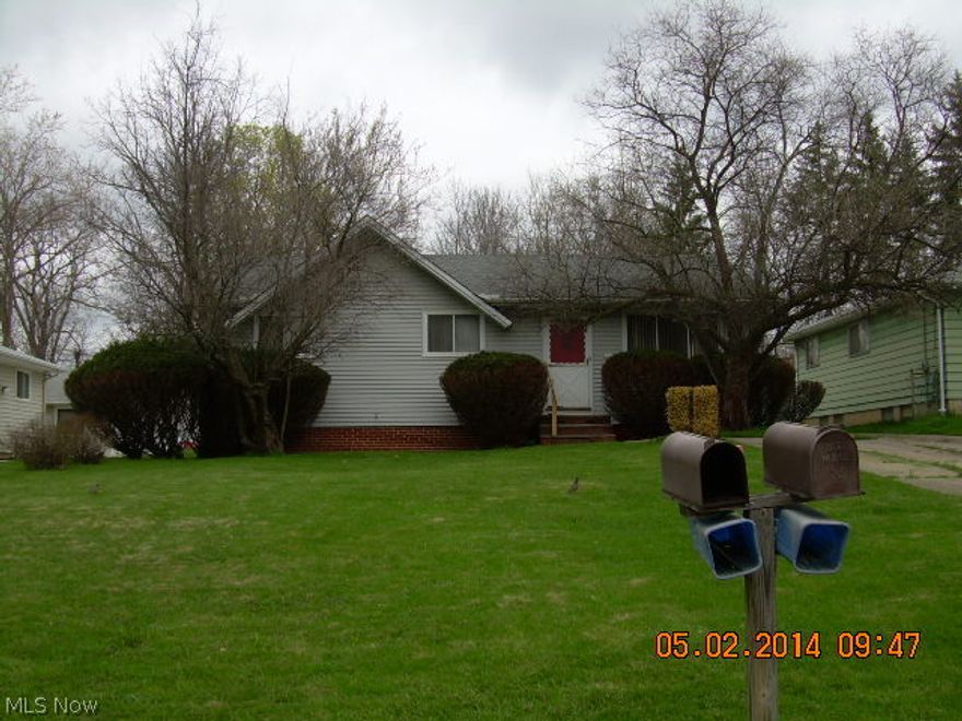 This is a unique ranch style property with 4 bedrooms and a fenced in back yard in a quiet neighborhood surrounded by wooded areas with no traffic.  There is a full unfinished basement that could be made into a great recreation room.  Although there is no garage right now there is plenty of room for one to be built and still have plenty of back yard for all kinds of out door activities.  Even though there is no formal dining room noted there is space in the living room where a dining room area could be staged just outside the kitchen.  There are many positives here so make sure you take a look soon.  Buyer will need to assume responsibility for the city point of sale inspection violations, however, the inspection has not yet been ordered.  $1000 minimum earnest money deposit required, must be certified funds made payable to seller's title co.