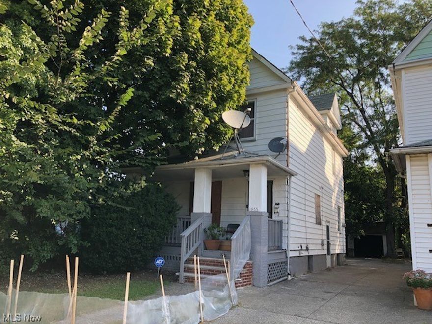 Long Term (14 years) Tenant occupied 3-bedroom Single Family in Cleveland.  First floor... Kitchen, Dining Room, and Living Room with decorative fireplace.  Second floor...  3 bedrooms and full bath.  Full basement with laundry hookups.  2 car garage.  Shared driveway with neighbor.  Tenant would like to stay.  Needs TLC.  Additional photos available upon request.