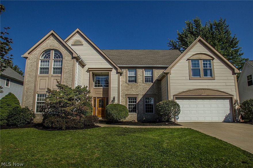 Former model w/many upgrades! Gorgeous 2 story ceramic foyer with front & rear dual stair case! Large white bay kitchen with island, all appliances and beautiful hardwood floor. Stunning 2 Story family room w/ fireplace! Formal Living room. Formal Dining room with tray ceiling and chair rail. Executive den w/designer wood ceiling! Central vac, intercom, security & sprinkler system. Master with vaulted ceiling, 2 walk-in closets and glamour bath with jet tub,
walk in shower and dual sinks. Bedrooms 2 and 3 have Jack n Jill bath. 4th Bedroom is 27x12 suite w/full private bath! Den has closet and could be used as 5th bedroom on 1st floor. Deck off kitchen with above ground pool. 1st floor laundry. Super location. Walk to elementary school or shopping.