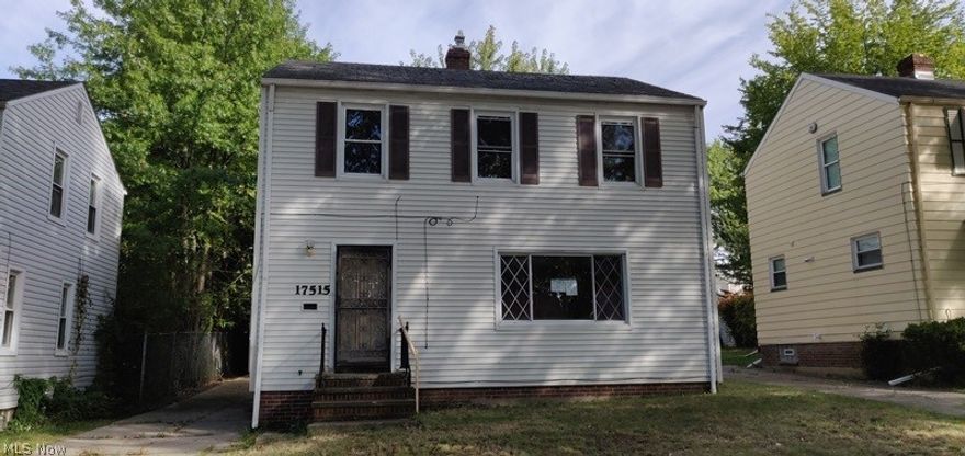Fantastic opportunity in the Lee Harvard neighborhood of Cleveland. Three bedroom colonial, The first floor has living & dining room and eat-in kitchen. The basement is divided with great space for recreation room. Close to shopping and transportation. Don't Miss it!