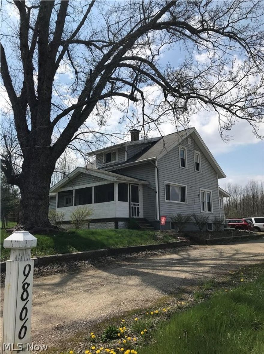 This country farmhouse has all the charm you've been looking for. You will fall in love with the beautiful, real hardwood floors throughout the home. Plenty of space to entertain with the large living room, dining room and eat-in kitchen. First floor master bedroom and laundry room. Two additional bedrooms and an office upstairs. Outside you will find over 3 open acres entirely fenced in! Property has a horse barn with electric, chicken coop, storage shed and riding area. Get your country dream home while still located conveniently close to the city.  Home Warranty!