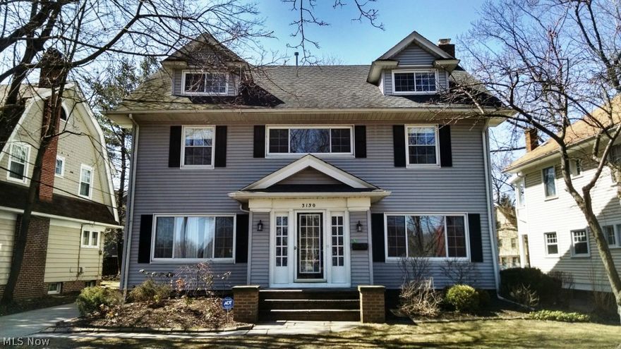 5 BR Colonial completely updated. 3rd floor was turned into a 1 of a kind master suite complete with its own heat and a/c plus walk in closet and a glamour master bath with jacuzzi tub. The rest of this home was fully renovated to include a 2 zone HVAC system with forced air heat and central air. A wonderful foyer and stately staircase opens to the LR and DR with hardwood. Large and newer Kraftmaid maple kitchen boasts stainless steel appliances, corian counters, and a light-filled eat-in area. 4 bedrooms on the 2nd floor plus a full bath fit most any lifestyle. Newer everything- windows, siding, 75 gal hot water tank, 2 car garage, concrete drive, plumbing, electrical, and insulation. Lifetime transferrable warranty through Basement Systems. Fenced yard with lovely patio. Located just seconds from the schools, this home has all the features and amenities a growing household could want! Home warranty is included! Property will be Shaker Heights Compliant at transfer.