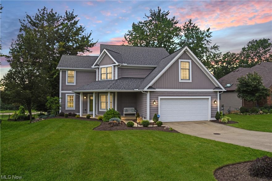 Stunning 4 Bedroom Colonial with loads of recent updates!  In 2021, the first floor renovations include: new gourmet kitchen with custom appliances, new flooring throughout, powder room with new vanity and light fixture and new fireplace insert in family room.  In 2022, a new furnace and central air unit, new composite maintenance free deck and new professional landscaping.  In 2023, new laundry room cabinets.  Spacious Owners suite with spa like glamour bath that has a custom tiled shower, double sinks and plumbing fixtures that were redone in 2020. Custom built-ins in owner closet. Large 4th bedroom with laminate flooring.  Partially finished lower level with wet bar area, 1/2 bath and a large storage area with tankless water tank.  Other recent upgrades include upstairs carpeting in hallway and 2 bedrooms. New washer and dryer in 2019. Plumbing fixtures throughout & freshly painted.  Park-like setting. A true must see! Absolutely nothing to do in this amazing home.  True pride of ow