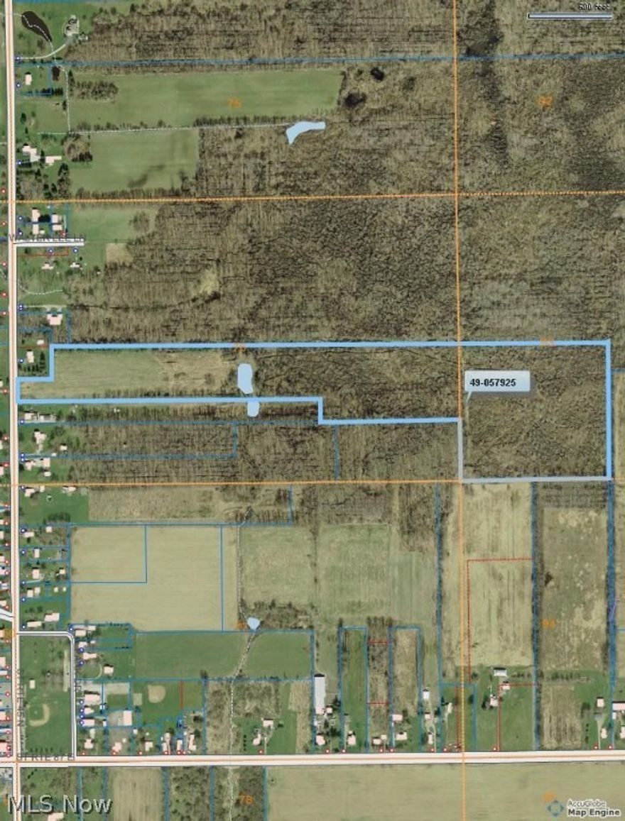 This is almost 60 acres of beautiful land, partially cleared fields are now in hay.  Trees in the rear.  Buyer shall assume cauv., property has been ok'd for leach field septic.  There are 2 parcels - this one is 35.96 acres with a pond and the other is 22.61 acres.  Must be sold together.