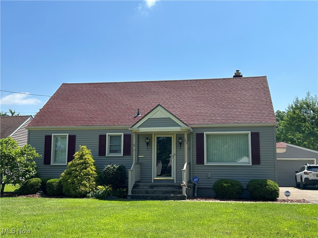 Beautiful Cape Cod Home In Austintown with 3 Bedrooms and 2Car Garage. Charm and Character Throughout. Well Maintained One Owner Home with an Addition off the back to accommodate an Extra Large Updated Kitchen. The First Floor also has a Bright and Airy Living Room, Full Bathroom, 2Bedrooms and some Flex Space off the Kitchen, presently used as a sitting room or it could be a dining room or Office. One Large Bedroom makes up the second floor with Plenty of Closet Space. Hardwood Floors are under the carpet. The Basement has a Bathroom and Laundry Area with Washer and Dryer that stay, and Glass Block Windows, Waterproofed(2018), and has a Sump Pump(2014).There are Vinyl Tilt in Windows. There's a Nice Covered Porch along Side of the Garage. 2 Car Garage has electric. This Home is Immaculate and Freshly Painted, all you have to do is Move In. Great Neighborhood with Easy Access to
rt 46, 11, & 80. Shopping, Schools, and Park are close by.