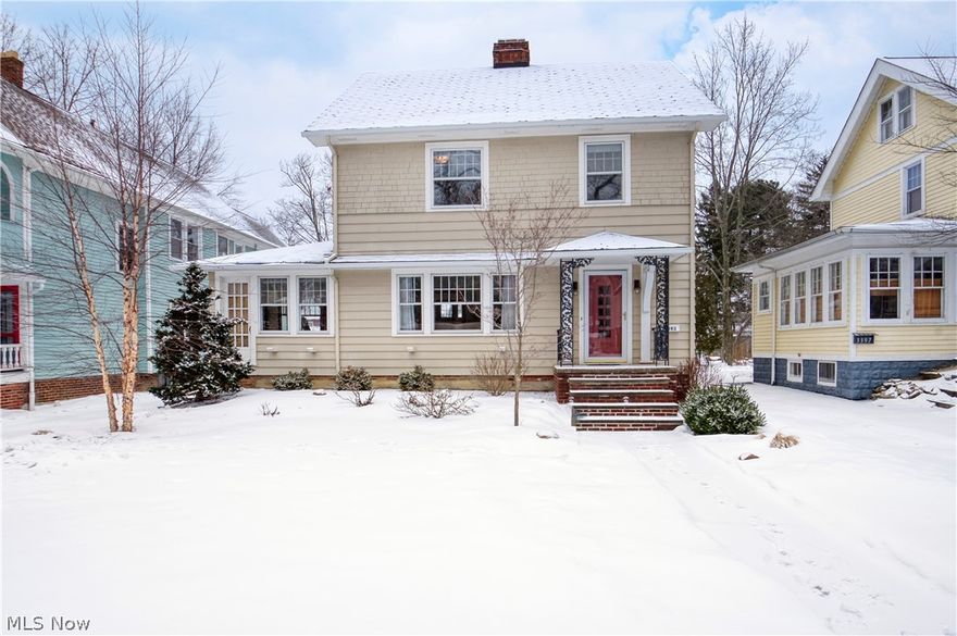 Welcome home! Well loved and cared for by the same family for decades, now it is time for you to make it yours. The first floor has spectacular, original woodwork and the sunroom is perfect for cozy chairs or a home office. In the kitchen, you will find top notch Cherry cabinets, beautiful granite counters, a gas cooktop and wall oven. Also a great nook for coffee and casual dining.  You will love the huge double-wide pantry! The living room and dining room are terrific for daily life and entertaining. Upstairs there are 3 bedrooms and a full bath; handy linen closet in the hall. The attic can be finished to create a family room, office or another bedroom. Workroom and tons of storage space in the basement; the front wall was recently waterproofed. Boiler 2017; hot water tank 2019. The roof and walls are insulated for energy efficiency. When the house was painted, all of the old paint was stripped first - which is why it looks so good and you will not have to paint for years to come. G