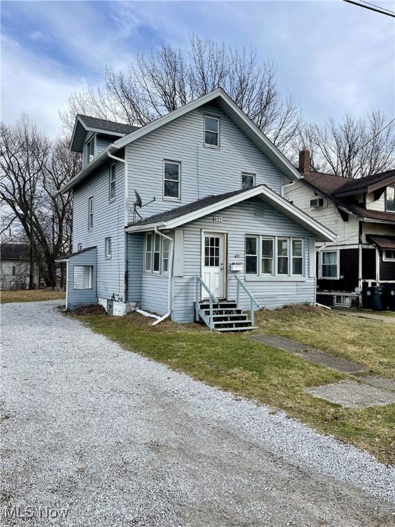 CAN BE SOLD AS PART OF A 10-HOUSE PACKAGE. Three bedroom single family home, directly across from Hoban High school. There is a closed in 3 season porch, and brand new vinyl flooring through out the first floor. The living room features a foe fireplace and the dining room features a bay window. Upstairs there are three bedrooms and a full bathroom, there is a unique attic space that could be used a fourth bedroom or play area. Currently rented section 8 for $995 per month plus all utilities. Tenant is month-to-month. Can be sold as a package with 203 E York, 249 Malacca, 514 Rothrock,700 Kennebec, 804 Manitou, 862 Chinook, 918 Silvercrest, and 1072 Pitkin. Package listing in under commercial offerings in the MLS.