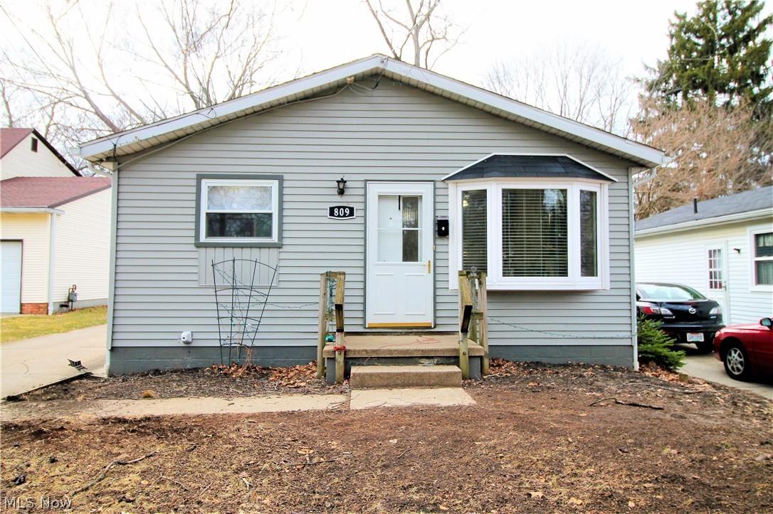 Wow! Completely updated three bedroom, one full bath ranch home. The kitchen is fully remodeled with new back splash, newer counters, flooring, stainless steel appliances and garbage disposal. There is a cozy eat in kitchen area which has a window for sunshine to come through. The great room has a new front Bay window to enjoy more of the sunshine, new carpet and ceilings fans through out the home. The bathroom was remodeled in 2015. There are three nice size bedrooms with great closet space. Home has been freshly painted through out 2013-2016. The two car garage has new roof 2017 and door opener. Many more updates such as new roof 2013, painted siding 2015, A/C 2018, hot water tank. Basement is waterproofed with transferable warranty.