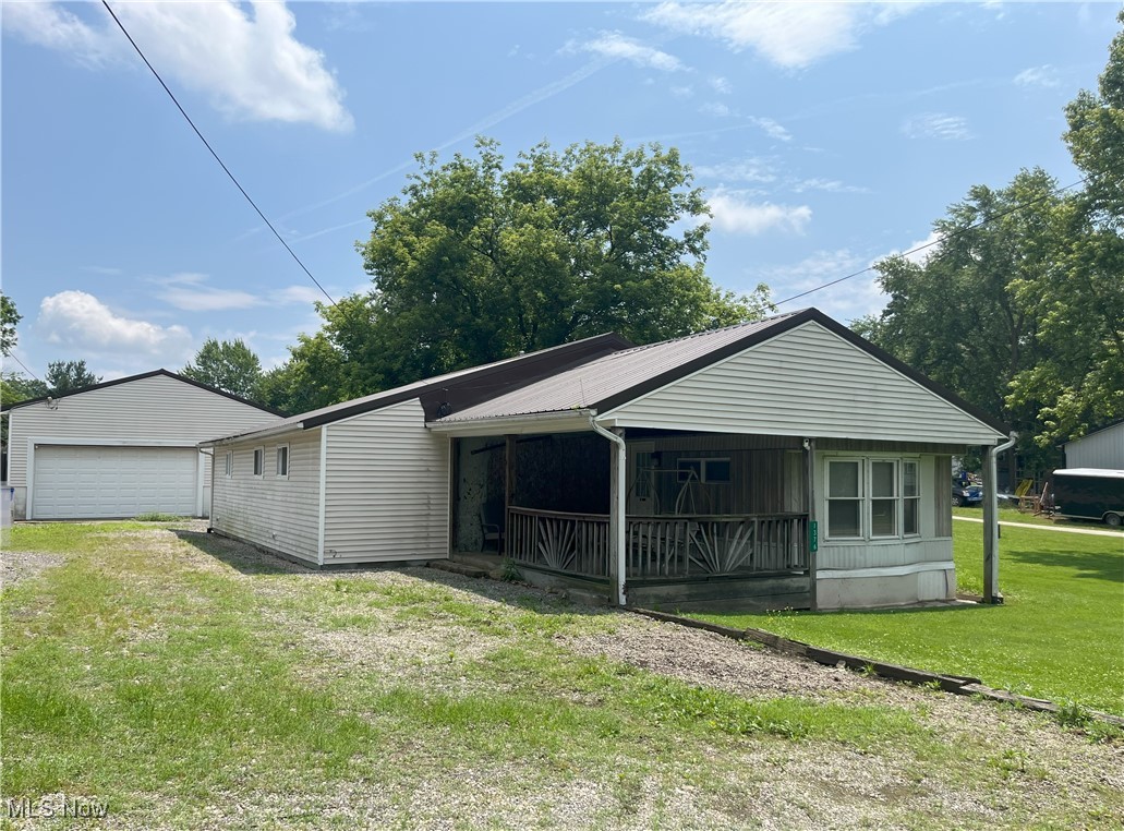 Charming Hybrid Home with Major Potential! This unique property offers the best of both worlds—a comfortable, updated interior & a flexible layout. Mstr bedrm w/walk-in closet, full ba, & 1st fl lau. Half of the home is a permanent stick-built addition (const.1995) w/a huge 24x19 ft fam rm built on a crawl space, seamlessly connected to a well-maint. manufactured home that was fully gutted/ reinstalled by current owner 2019. The manufactured portion is set up that it could be removed offering endless possibilities for a full transition to stick-built living. The home features a spacious interior w/many modern updates! Just about everything has been replaced in 2019 such as, but not limited to: 2 new ba's, beautiful kit w/custom cabinetry, counters, center island & fully applianced w/SS refrig, range, micro, dw, & disp. Also included in 2019 updates: new hot water tank, well tank, whole house water filtration, furnace, a/c, new plumbing & electric, all windows/doors!! For an added bonus, Seller is leaving the robotic lawn mower. There are just a few finishing touches to truly make this home shine. While the exterior siding could benefit from some attention to complete the transformation the solid structure & inviting layout make this a rare find. And it doesn’t end there! Just wait until the garage enthusiast sees the 28'x32' gar space w/elevated 12’ ceilings & comes fully loaded w/hot & cold water, refrig, elec, & heat! The gar can house up to 6 cars depending on size! The home/gar sit on.26 ac. Seller is open to assisting w/finishing details where practical w/an increase in price. Whether you’re looking for a move-in ready home w/minor projects or a prop w/room to personalize & grow this home offers both comfort & potential.*2nd ba has designated space for shower/plumbed & ready to finish! *2nd br is versatile, currently open to fam rm. The doors have been purchased if you wish to close it off. Back on Market Due to Finance. Buyer to have a minimum of 20% down.