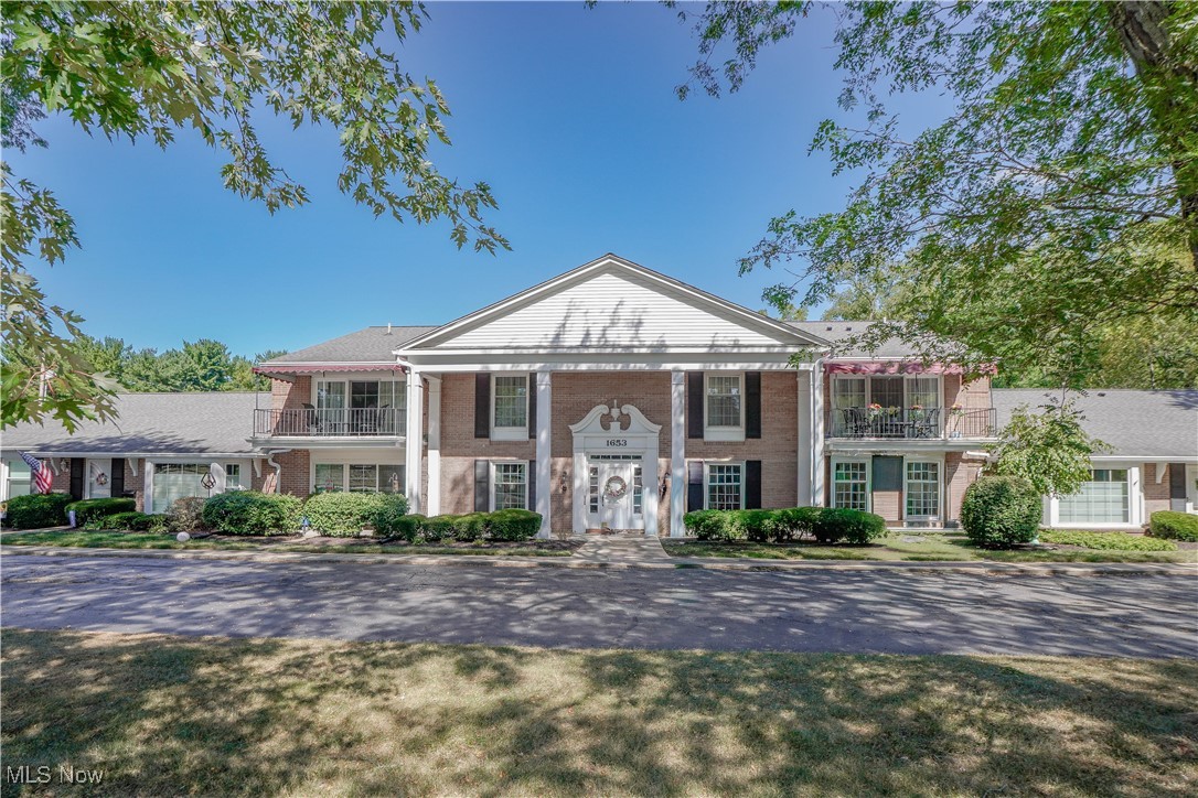 Enjoy easy living in this 2 bedroom, 2 full bath all brick condo in Greenway Estates with a 2 car garage! You’ll appreciate the fantastic location in a 55+ community just minutes from Belden shopping, dining, and highway access. Inside, the open floor plan makes it easy to gather with friends and family. The fully applianced kitchen features granite countertops, a tile backsplash, center island, and beautiful cabinetry, opening to the spacious living room with sliding glass doors to the covered balcony, perfect for morning coffee. Gleaming wood floors extend through the foyer, kitchen, and dining room, while a laundry and utility room add convenience just off the hall. The primary suite includes two closets, one walk in, plus a private bath with a separate vanity area. A second bedroom with two closets shares the large main bath with tile shower surround and a vessel sink. Nicely updated and well maintained, this condo is ready for you to call home. Schedule your showing today!