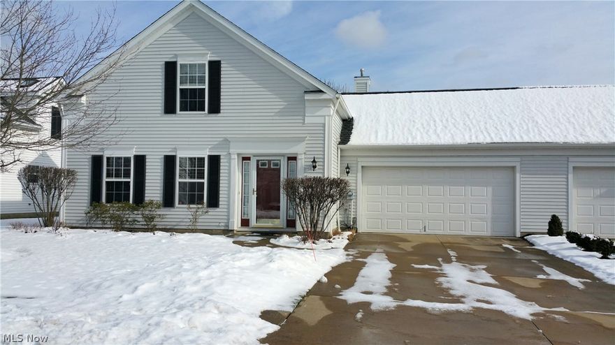 Meticulously maintained condo in beautiful Ethans Green! Large Eat-n kitchen with loads of cabinet space & breakfast bar. Great room is huge, with plenty of space for both a large dining room & living room. Space also boasts a dry bar, gas fireplace & sliders leading to large patio & a private, wooded backyard. Second floor has 2 large bedrooms & a full bath with large soaking tub, and separate shower stall. New furnace 2004 (new blower & control motor 2012), New roof 2015, New tile in Kitchen & bath 2015, New eco-friendly "green" carpet on 1st floor 2011, New hot water tank 2012. * Tax amount is without homestead tax exemption. This one won't disappoint!