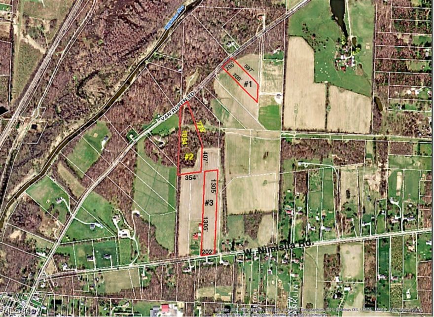 Sells absolute auction to high bidder on location. SATURDAY - MAY 9, 2015 - 10:30AM
Three Nice Building Tracts
3+ to 6.8 Acres Each
Summit Co. - Northwest Schools - Clinton, Ohio
TRACT #2: 6.8 Acres – Parcel #27-01737 - 125' frontage on Van Buren Rd. and widens out to 354' and 1054' in depth. Wooded secluded building tract w/nature & timber. 
TERMS ON REAL ESTATE: 20% down auction day, balance due at closing. A 10% Buyer’s premium will be added to the highest bid to establish the purchase price.  Any desired inspections must be made prior to bidding. All information contained herein was derived from sources believed to be correct. Information is believed to be accurate but not guaranteed.