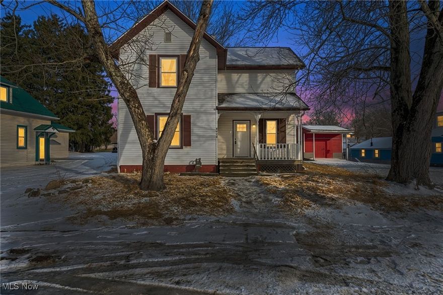 Welcome home to 4466 Cherry St —a fully updated 3-bedroom, 2-full-bath property on a deep lot that blends modern finishes with comfortable, functional space. Step inside to find LVP flooring throughout, new carpet, a beautifully updated main-floor full bath, and a large dining room perfect for hosting or everyday living with 10 foot ceilings. The updated kitchen features butcher block counters, bar top, shaker style cabinetry and brand-new stainless steel appliances. There is a convenient first floor mud and laundry room combo as well for when playing in the backyard is done. Upstairs, you’ll love the three generous bedrooms and a second updated full bathroom, giving everyone room to spread out. Plus an additional bonus 3rd floor that potential for even more living space. The full, unfinished basement offers great storage and future finishing potential.

Mechanical updates include: roof, chimney linear, pex plumbing, outlets/switches/GFCIs, stainless appliances, several windows, exterior metal doors, all new interior doors

Tucked away in a quiet setting, you’ll enjoy the small-town feel with convenient access to nearby dining and local favorites. Don't miss your chance to call this home. *Property is agent owned