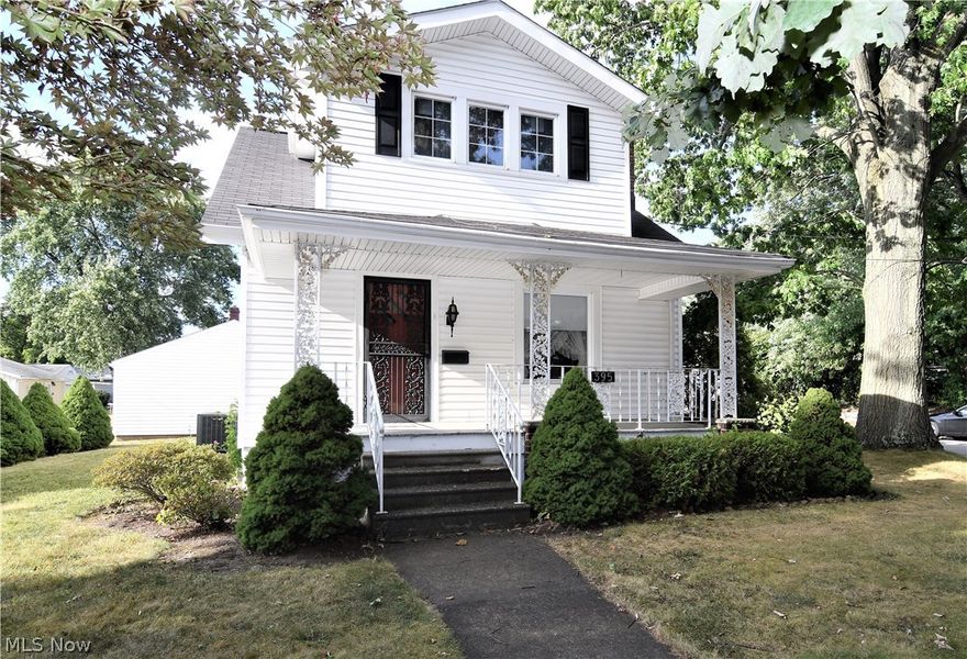 Two story colonial offering three bedrooms, two full baths, and a formal living room with fireplace, large dining room, kitchen, and an office. One of the three bedrooms is on the first floor. A full basement and a two car detached garage complete this floor plan. Home has great curb appeal and a welcoming front porch. Home to be purchased in its "AS IS" condition.