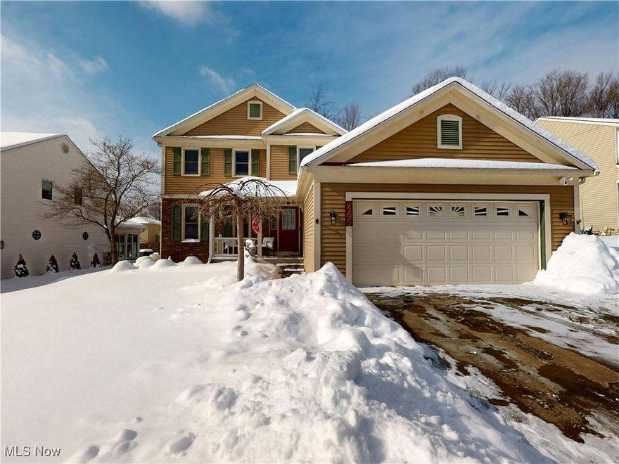 Beautifully maintained and tastefully decorated home located on a charming cul-de-sac located in the Hoover School District, just 15 minutes from Belden Village. Both second-floor bathrooms have been remodeled, including a stunning main bath with an impressive walk-in shower, along with an updated half bath on the main level. Recent updates include A/C (2022), reverse osmosis system and farmhouse sink in the kitchen (2022), energy-efficient sliding glass door (2024), washer and dryer (2025), and dishwasher (2025).
The home offers a formal living room and a dining room with two storage closets. Premium vinyl flooring runs throughout the first and second floors. The inviting family room features a vaulted ceiling and fireplace, complemented by a finished lower-level recreation room. Enjoy excellent outdoor entertaining on the deck or large patio within the fully fenced yard.