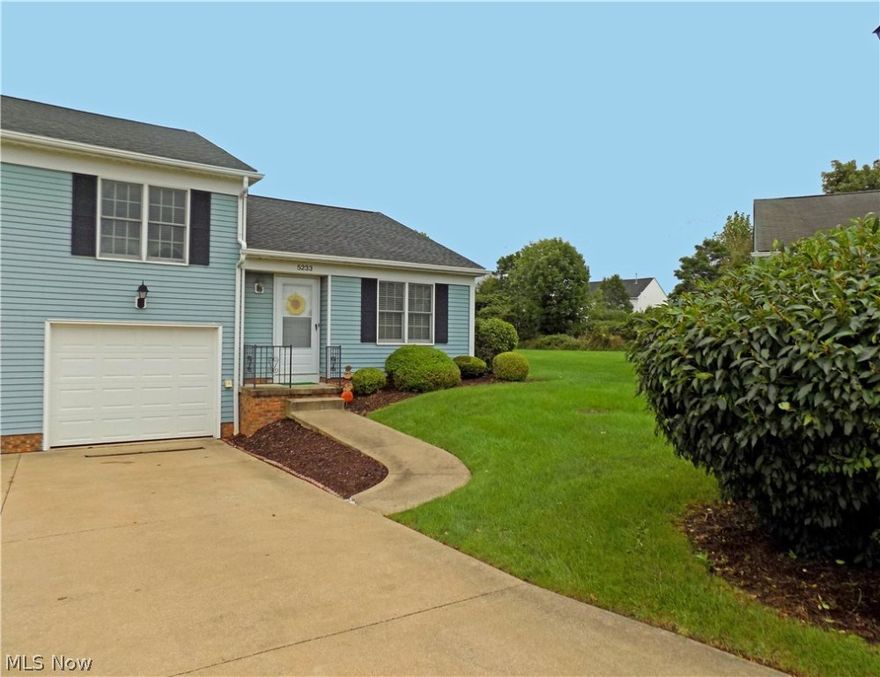 Great opportunity and so many newer updates in this 2 bedroom, 1.5 Bath Town Home. Vaulted Ceiling with Skylight in the Living Room. New carpet in large Living rm and vinyl floors in Dining room, kitchen, baths & laundry room! Glass Sliders open to the Private Patio Area. The Master Features two Closets and a private half Bath. Large Kitchen Pantry. All Appliances are new within two years and stay including the Washer and Dryer. The attached Garage has an Additional Area that is carpeted for home office, hobby room or storage. Roof is 7 years old. Don't miss this one!