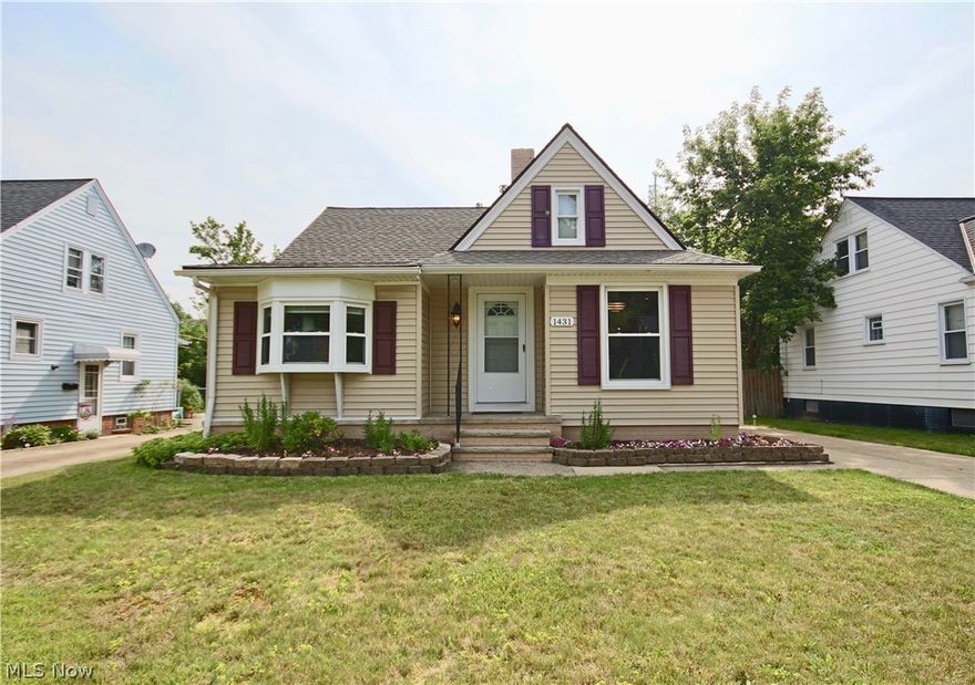 Come and view this bright home with updated windows.  Impeccably taken care of with a warm feeling from the second you walk in the door.  The kitchen boast granite counters with stainless appliances for a chefs dream.  This 3 bedroom 2 full bath home is fully updated with a fenced in backyard.  Enjoy family cookouts on the oversize deck with plenty of grass to enjoy.  Do not pass up the opportunity for sidewalks and close proximity to the splash park.  Bring your furniture and move right in.  Schedule your private viewing today!