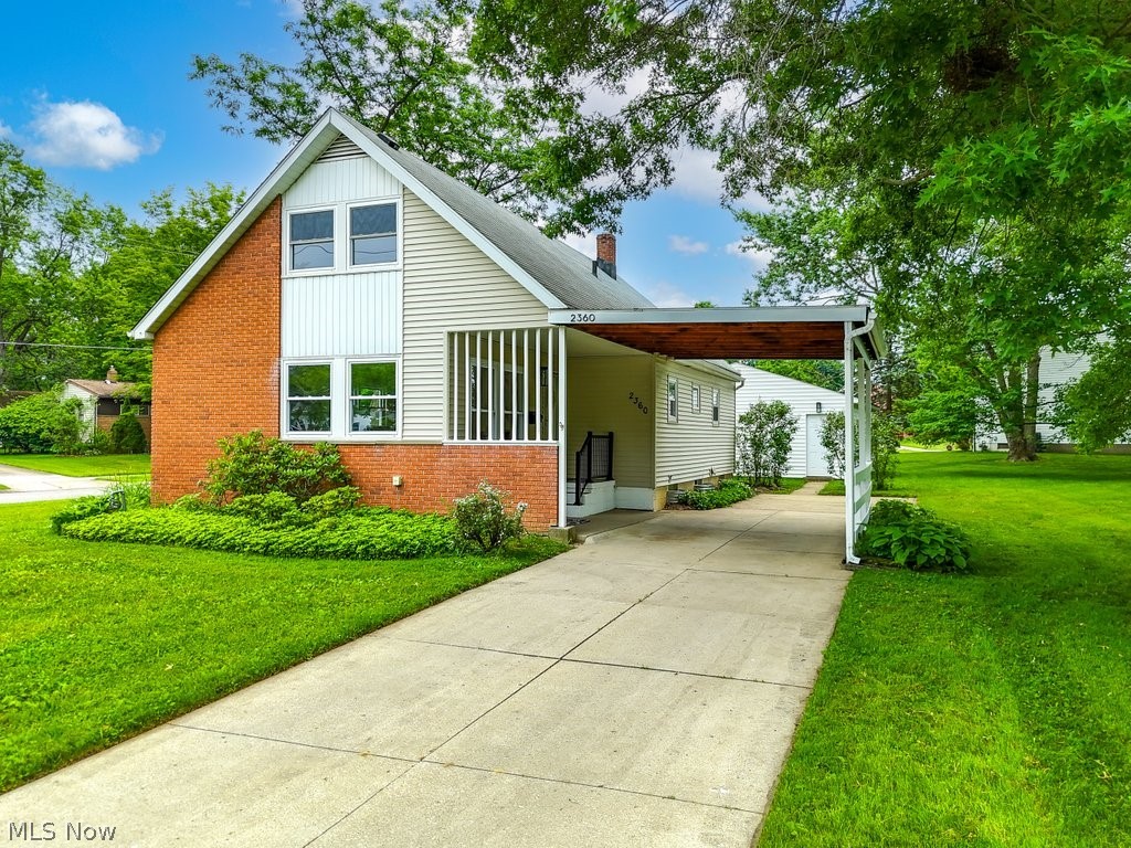 Welcome to this timeless Cape Cod home nestled in the heart of Stow! Situated on a spacious corner lot, this delightful residence has been lovingly maintained by the one family and offers four bedrooms and two full bathrooms. With many original features, this home offers nostalgic mid-Century charm ready for your personal touches. The living areas were refreshed throughout within the last month including polished hardwood floors, neutral paint, and all new light fixtures. Entering from the carport, you are immediately greeted by a welcoming and open living room full of natural light adjoined to the formal dining room and convenient dining bar that provides additional seating options ideal for gathering and entertaining. The galley kitchen comes fully equipped with a microwave, range, gas cooktop, refrigerator, dishwasher, and beautiful Original wood cabinetry. Two roomy bedrooms, plus a full bathroom complete the first floor. Upstairs are two additional spacious bedrooms with gleaming hardwood floors and an abundance of closet space. A Jack and Jill bathroom services both bedrooms, perfect for accommodating family and guests. Venture downstairs to a large, partially finished basement with rec room, utility room complete with washer and dryer and ample storage space. The basement has been fully waterproofed and features a wall anchor system for structural support, ensuring peace of mind for years to come. Outside, you will find a convenient carport, featuring space which serves as a patio for enjoying the outdoors, plus a walkway leading to an oversized 2+ car detached garage and an additional driveway. With an ideal central location near Stow's many amenities such as Stow-Kent shopping, Silver Springs Park, Bow Wow Beach Dog Park, Fox Den Golf Course, the Hike and Bike Trail, and State Route 8 and 91 this home is sure to appeal to variety of interests. Don't miss your chance to call this classic home yours! Schedule a showing today!