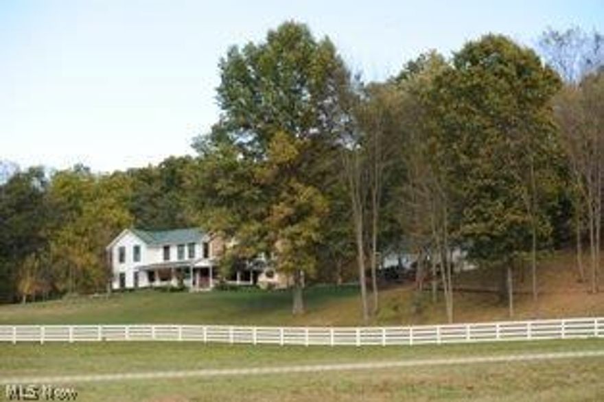 The totally remodeled 2900 sq. ft. farmhouse features 3-4 brs, 3½ baths, an open concept kitchen/family room, an open concept living room/dining room, an office & a full bath on the main floor.  Hardwood floors, 5 sets of French doors, 2 stone patios, 4 fireplaces, granite countertops, & a central vac system are a few of the many features. Home comes fully furnished w/ all appliances.  Has a wrap around porch to the south & west.  The outside is equally as impressive w/ a 50’x37’ barn w/ shed.  Barn has 4 stalls & a loafing area.  The 40’x 70’ workshop is heated & insulated.  Attached to the workshop is a large pole building. 
In 2008 the 60’x60’ horse barn was built & features 8 boxstalls, wash bay, tack room, a living area w/ kitchenette & bathroom.  Attached is the  60’x100’ indoor riding arena which leads to 3 separate paddocks.  Has excellent fenced pasture & excellent tillable acreage.  Honey Creek flows through the center of the property. There is a small spring fed trout pond