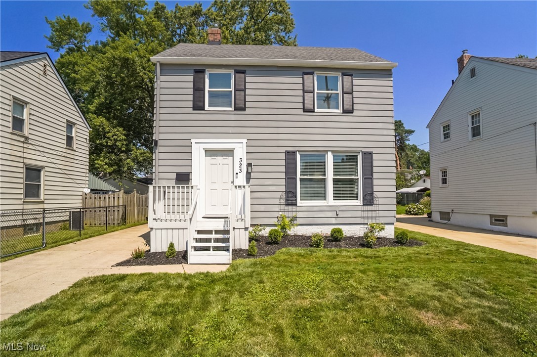 This charming Colonial-style home in the heart of Cuyahoga Falls! Featuring 3 bedrooms, 2 bathroom, and 1,418 sq ft of living space, this 1945-built gem combines timeless character with modern updates. The inviting covered front porch sets the tone for a warm welcome, while inside, the bright living room flows seamlessly into the dining area, creating a classic layout perfect for both everyday living and entertaining.
The updated kitchen boasts granite countertops, a subway tile backsplash, fresh cabinetry, and a cozy breakfast nook. Throughout the home, you’ll find new flooring, fresh paint, giving the space a fresh, move-in-ready feel.
Outside, is a spacious fenced backyard with a patio—perfect for outdoor gatherings, gardening, or simply relaxing in privacy. Conveniently located near parks, schools, and shopping, this well-maintained home offers both charm and convenience in one delightful package.