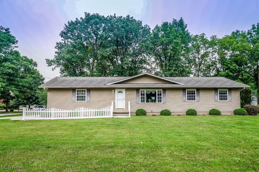 You'll feel right at home in this inviting ranch, offering 3 bedrooms, 2.5 baths, and a finished lower level! New carpet flows seamlessly from the vaulted living room into the dining area, with a built-in display cabinet and patio door that leads to a beautiful covered deck. The kitchen is a cook's delight with its ceramic tile floor, ample wood cabinetry, and all the essential appliances.

Down the hall, you'll find three comfortable bedrooms, including a master with new carpet,  a double closet and a private half bath. The main full bath is conveniently located in the hall and features a tub/shower combo with extra storage.

The finished basement adds fantastic living space, including a bonus room that could serve as a 4th bedroom, a full bath, a spacious rec room, and a laundry area with a washer and dryer. Plus, there's a workshop perfect for crafts and hobbies.

The attached two car side load garage is equipped with a workbench and has access to water and electricity. Outside, the home is surrounded by manicured landscaping and features a large level yard with a shed, offering plenty of space for kids and pets to play. This is a must see, call today!