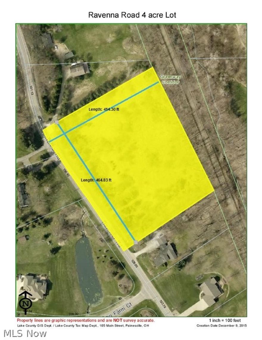 Beautiful 4 acre lot in Concord. Located on Ravenna Rd, just south of Auburn on the east side of the street. This amazing lot has 400 feet of frontage! What  a great location with quick access to the Greenway Corridor walking/biking paths. Just minutes from Rt 44, I 90 and Rt 2 , yet a private and beautiful piece of property. Build your dream home. Lot is irregular but measurements are approx 460'wide x 415 deep   Call your builder and see this great property today!